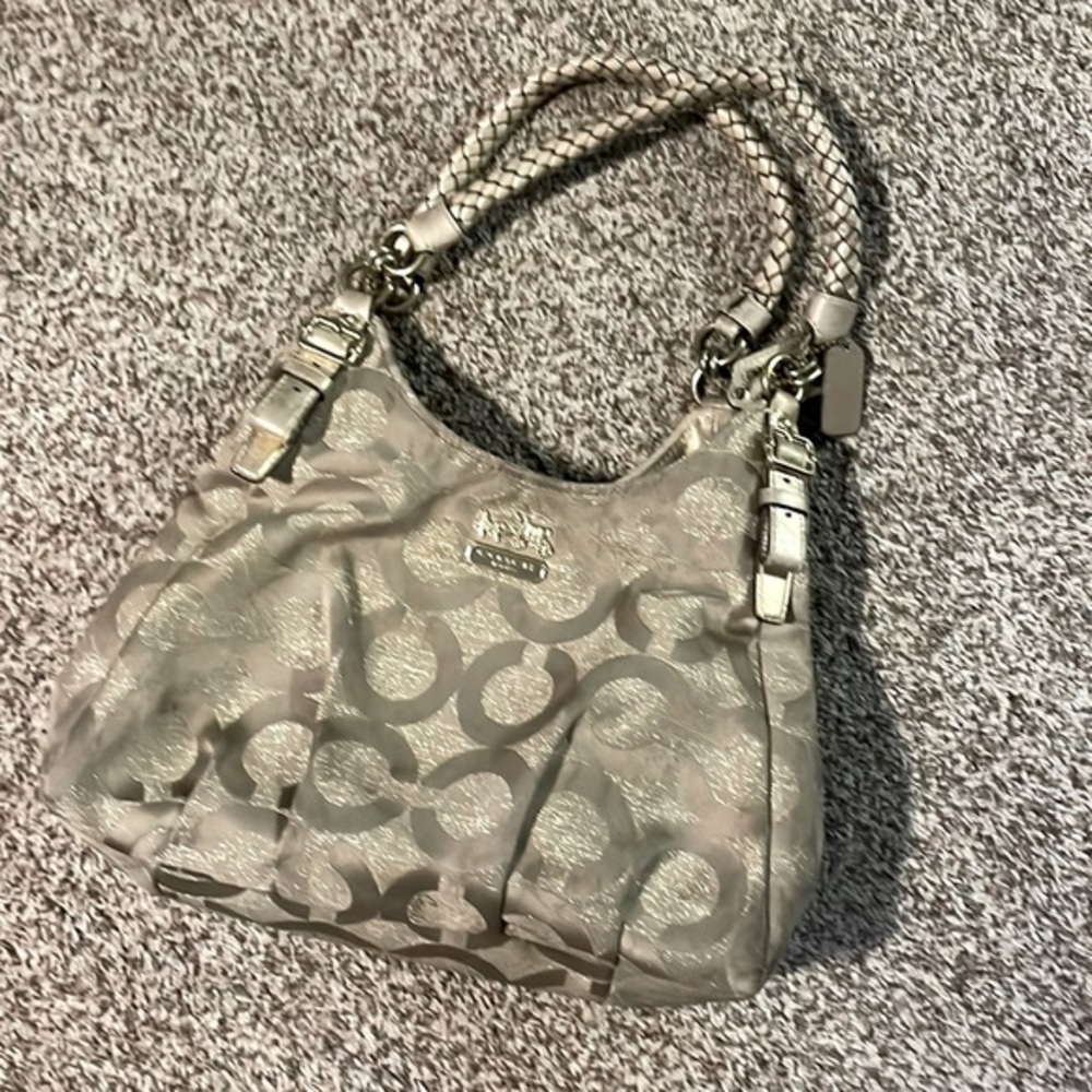 Coach - Boho Gold 3 pocket shoulder Bag. Dust bag not included